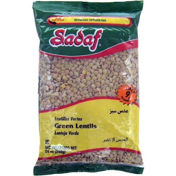 Sadaf Green Lentils - 680g