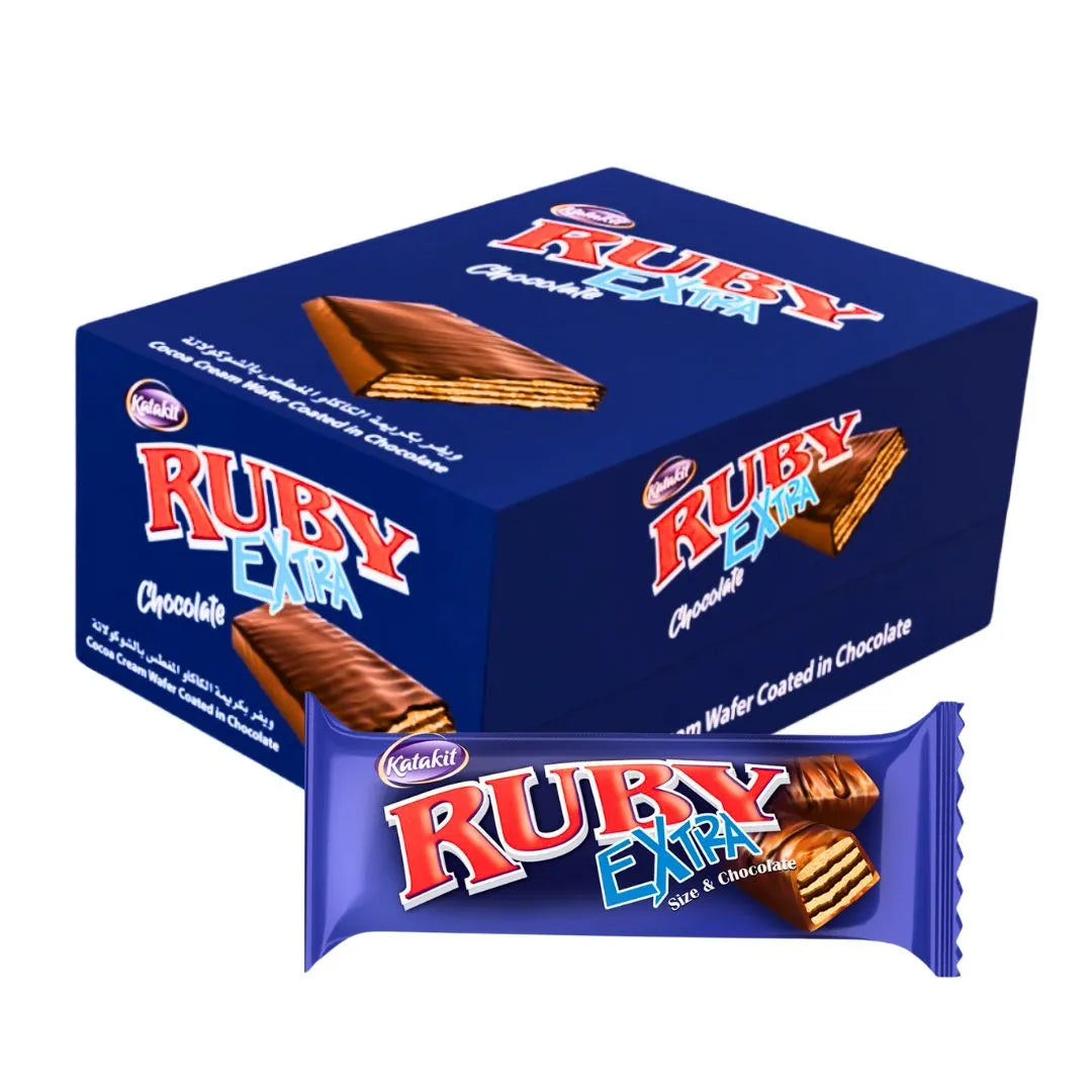 Katakit Ruby Extra Chocolate Wafer - 24ct