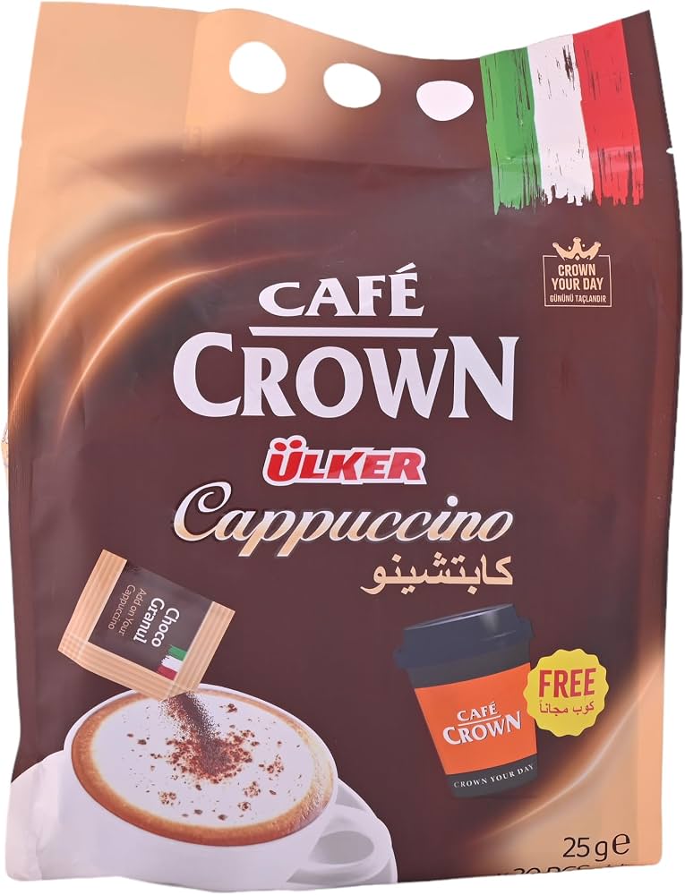 Ulker Cafe Crown Cappuccino - 20ct