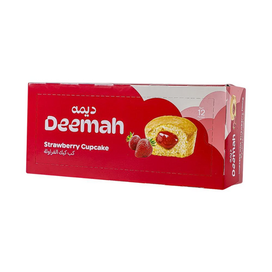Deemah Strawberry Cupcake - 12ct