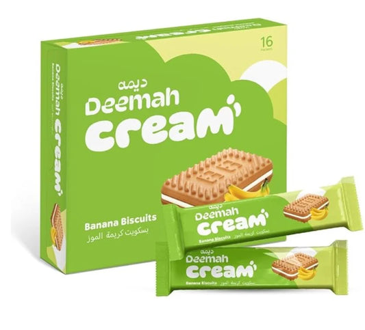 Deemah Banana Biscuits - 12ct