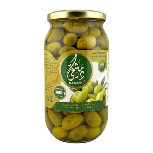 Damaski Kalamata Green Olives - 1000g